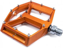 Acid Flat Bicycle Pedals Orange