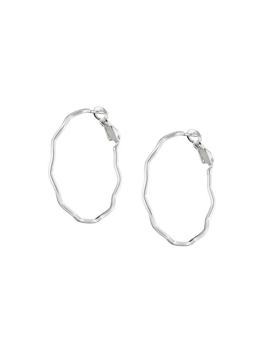 Oxzen Earrings Hoops made of Silver