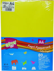 Groovy Printing Paper A4 160gr/m² 100 sheets Yellow