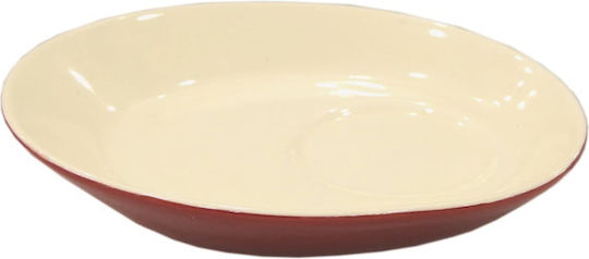 Art et Lumiere Cup Saucer Porcelain Burgundy (1pcs)