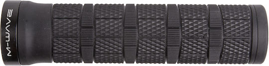 M-Wave 130mm 410617 Bicycle Handlebar Grips in Black Color