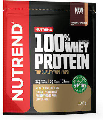 Nutrend 100% Whey Protein Proteină din Zer cu Aromă de Alune de pădure 30gr