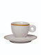 GTSA Φλιτζάνι Cappuccino από Πορσελάνη Γκρι 200ml