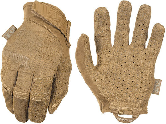 Mechanix Wear Στρατιωτικά Γάντια σε Καφέ χρώμα