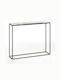 Mahaut Console Table Marble L75xW22xH90cm