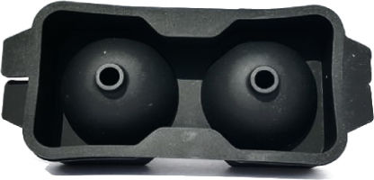 Novatex Eiswürfelform Runde aus Silikon 2 Schlitze 04-181 Novatex Eiswürfelform Runde aus Silikon 2 Schlitze 04-181