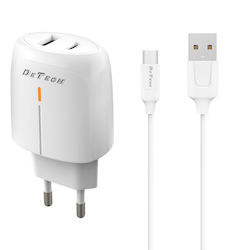 DE-31M 20W Cu Cablu Micro USB