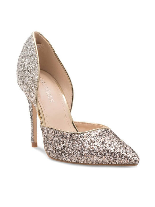 Marc fisher top gold heels