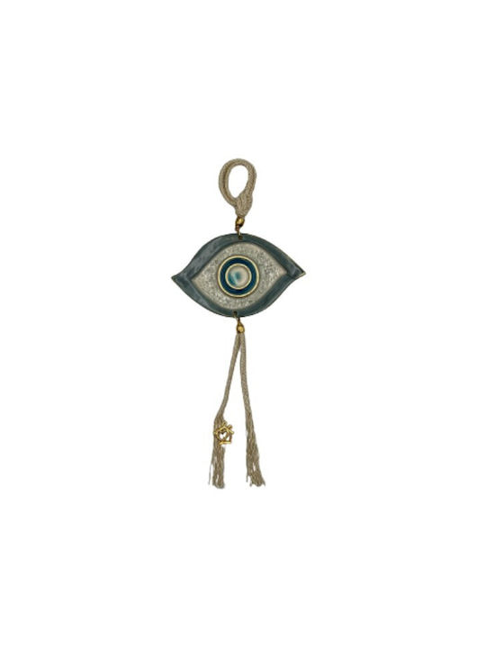 Eye Pendant Ceramic Green 45cm (G32)