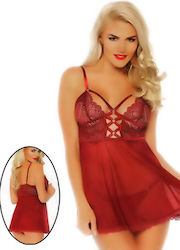 Pretty Lingerie Set Sexy Babydoll Rot