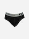Herren Slips Black/Grey 1Packung