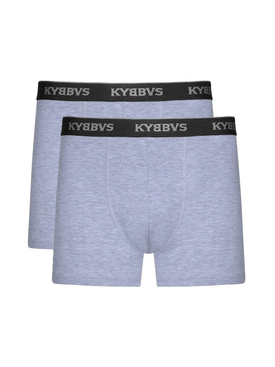 Мъжки боксерки BLACK-GREY 2Опаковка