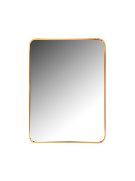 HomeMarkt Wandspiegel mit Gold Metallisch Rahme...