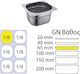 Ready Stainless Steel Gastronorm GN1/6 H65mm
