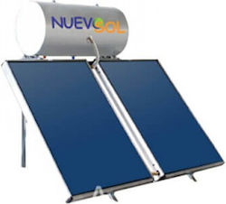 Nuevosol Ηλιακός Θερμοσίφωνας 200lt Glass Διπλής Ενέργειας 3τ.μ. Επιλεκτικός