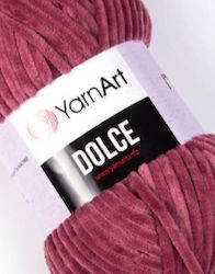 YarnArt Dolce Chunky Μικροπολυεστέρας Ροζ 120m ...