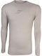 Langarmbluse Beige