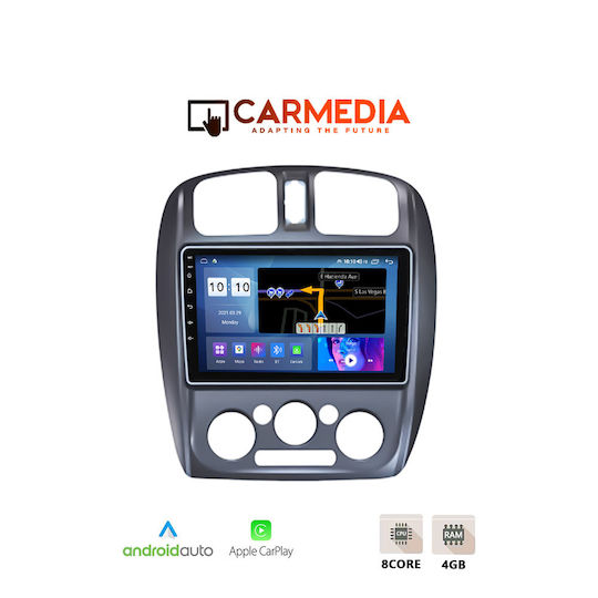 Carmedia Auto-Audiosystem für Mazda 323 1998-2004 (Bluetooth/USB/AUX/WiFi/GPS/Apple-Carplay/Android-Auto) mit Touchscreen 9"