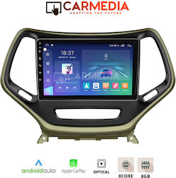 Carmedia Car-Audiosystem für Jeep Cherokee 2014+ (Bluetooth/USB/AUX/WiFi/GPS) mit Touchscreen 10"