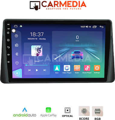 Carmedia Ηχοσύστημα Αυτοκινήτου για Ford Focus 2019+ (Bluetooth/USB/AUX/WiFi/GPS) με Οθόνη Αφής 9"
