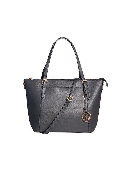 V-store Damen Tasche Schulter Schwarz