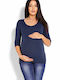 PeeKaBoo Maternity Top Petrol 70008.