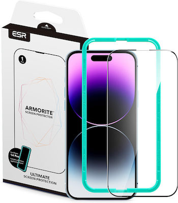 ESR Armorite Gehärtetes Glas Schwarz (iPhone 14 Pro)