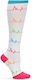 Nurse Mates Socks Calf High Graduated Compression Compression graded socks 12-14 MmHg 12-14 mmHg Ekg White
