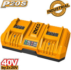 Ingco Ladegerät Für Werkzeugbatterien 20V FCLI2082