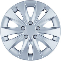Jestic Capace De Roți Auto Storm X 16" 1 Bucată Argintie 001-31838