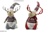 ArteLibre Illuminated Christmas Plush Figure Reindeer (Μiscellaneous Designs)