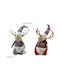 ArteLibre Illuminated Christmas Plush Figure Reindeer Height 30cm (Μiscellaneous Designs)