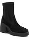 Damen Chelsea Stiefeletten Schwarz