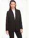 Veto Blazer pentru femei Crep Sacou Black