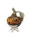 Marhome de birou Amulet Rodie Roz din Sticlă 6x10cm 1buc