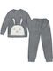 Ustyle Kids' Pajamas Winter Fleece Gray