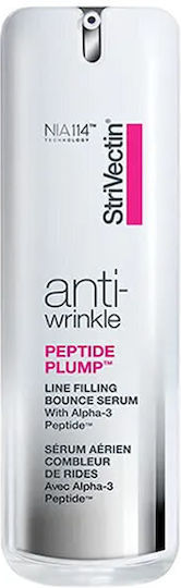 Anti Wrinkle Peptide Plump Line Fill.bounce Feuchtigkeitsspendend & Anti-Aging Serum Gesicht mit Peptide & Hyaluronsäure für Strahlkraft & Revitalisierung 30ml