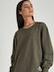 Women's Blouse Long Sleeve Khaki