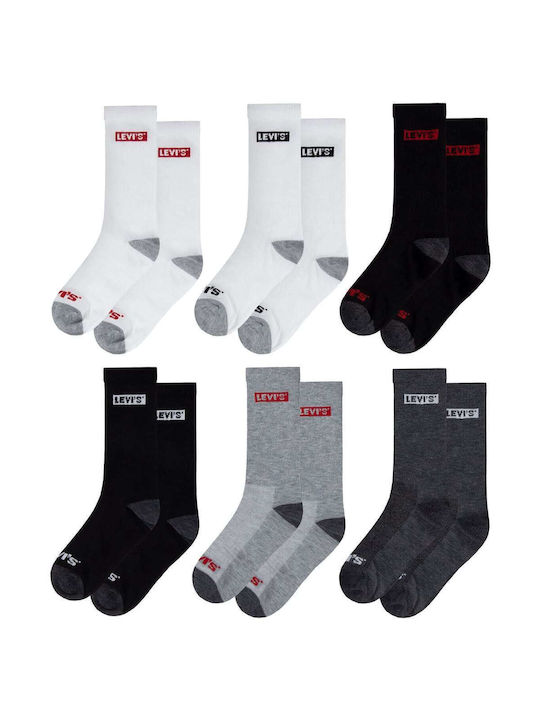 Levi's Kids' Socks dark grey 6 Pairs