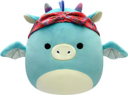 Jazwares Plüsch Squishmallows Tatiana the Teal Dragon with Bandana 19 cm für 3+ Jahre