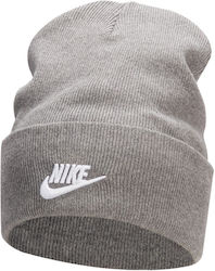 Nike Peak Beanie Unisex Σκούφος Πλεκτός σε Γκρι χρώμα