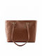 Veta Damen Tasche Schulter Braun