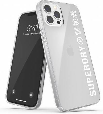 Superdry Snap Back Cover Σιλικόνης Λευκό (iPhone 12 Pro Max)