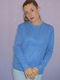Women's Long Sleeve Sweater Sky Blue