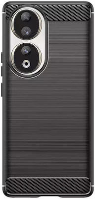 Hurtel Back Cover Silicone Durable Black (Honor 90 - Huawei)