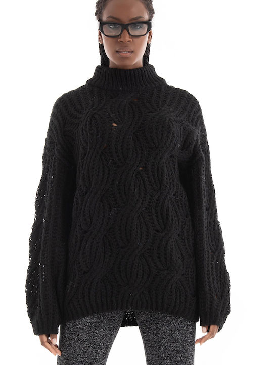 Vero Moda Damen Langarm Pullover Black