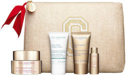 Clarins Nutri-lumière Σετ Περιποίησης για Αντιγήρανση με Κρέμα Προσώπου , Λοσιόν , Μάσκα Προσώπου & Νεσεσέρ 50ml