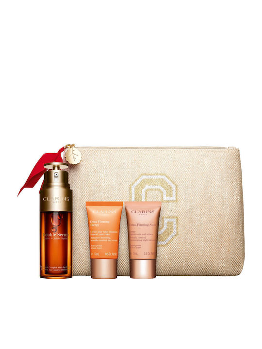 Clarins Double Serum & Extra-Firming Σετ Περιποίησης για Σύσφιξη 4τμχ