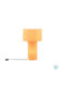 Trio Lighting Metal Table Lamp for Socket E27 with Yellow Shade and Base