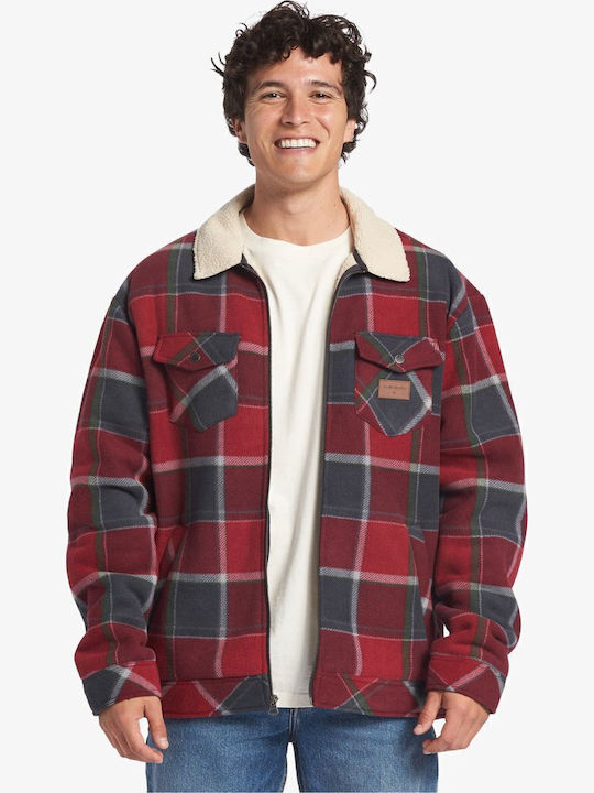 Tolala Дълъг Ръкав Overshirt Каре Червен